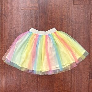 Ozkiz Colorful Rainbow Tulle Skirt, Size 5